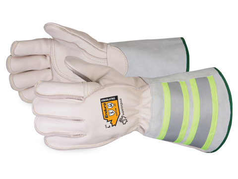 365DLXTKG Superior Glove® 
Endura® Deluxe Winter Kevlar®-Lined Lineman Gloves with 6` Reflective Gauntlet Cuffs